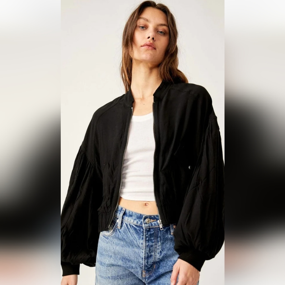 Free People On Pointe Bomber JacketFree